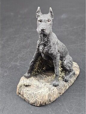 1981 Marsha A. Richardson "Black Great Dane" Figurine – The Kennel Collection